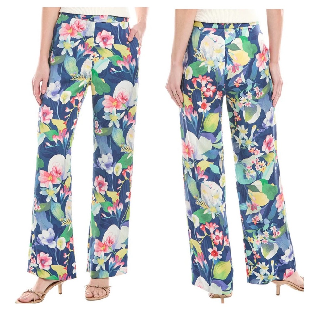 J McLaughlin Broderick Pant in Tropical Floral | 12 NWOT